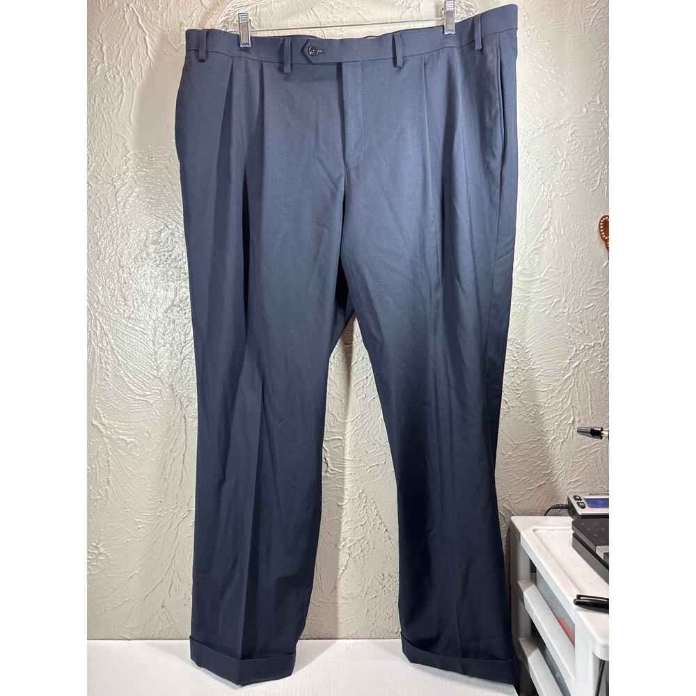 Lauren Ralph Lauren High Performance Wool Dress Pants‎ Navy Mens Size 42x30
